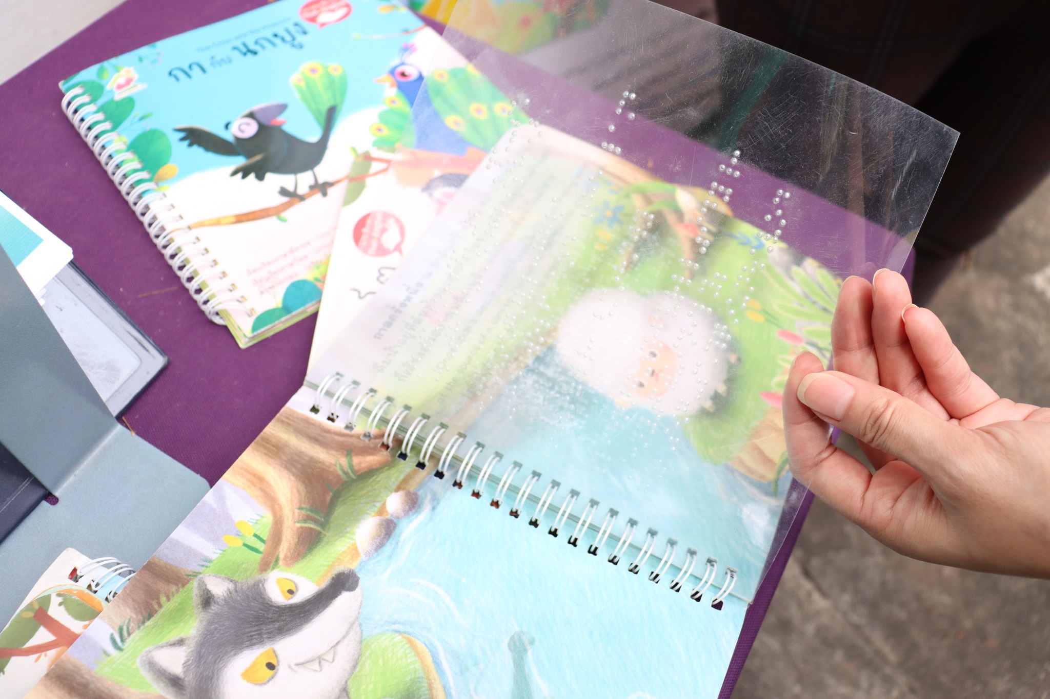 สื่ออักษรเบรลล์ สำหรับ ผู้พิการทางสายตา
