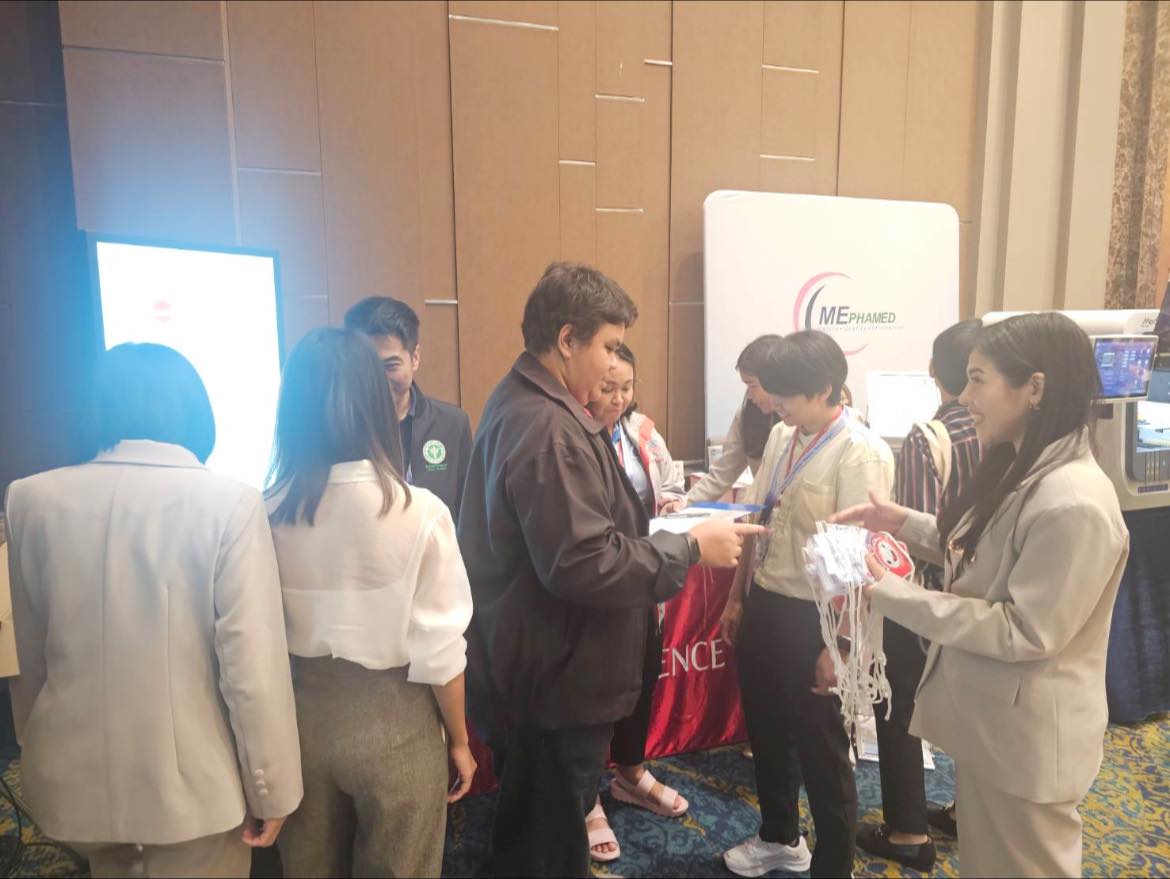 บูธของเอ็มมีเน้นซ์ โรงพยาบาลพระปกเกล้าจันทบุรี